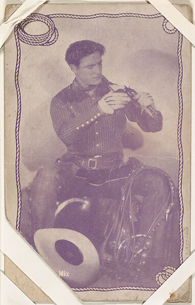Tom Mix from Western Stars -- Special Sets Exhibits series (W414), Exhibit Supply Company, Commercial color photolithograph 