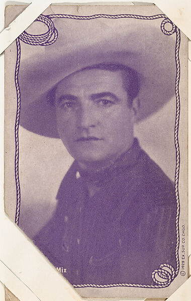 Tom Mix from Western Stars -- Special Sets Exhibits series (W414), Exhibit Supply Company, Commercial color photolithograph 