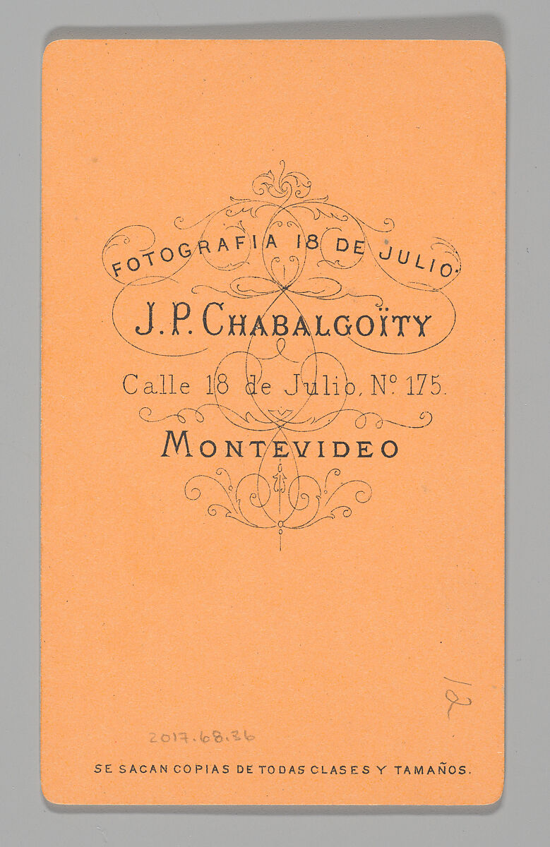 [Photo Collage: Man Pushing Woman in Wheelbarrow], Juan Pedro Chabalgoity (Uruguayan, 1848–1909), Albumen silver prints, lithographs