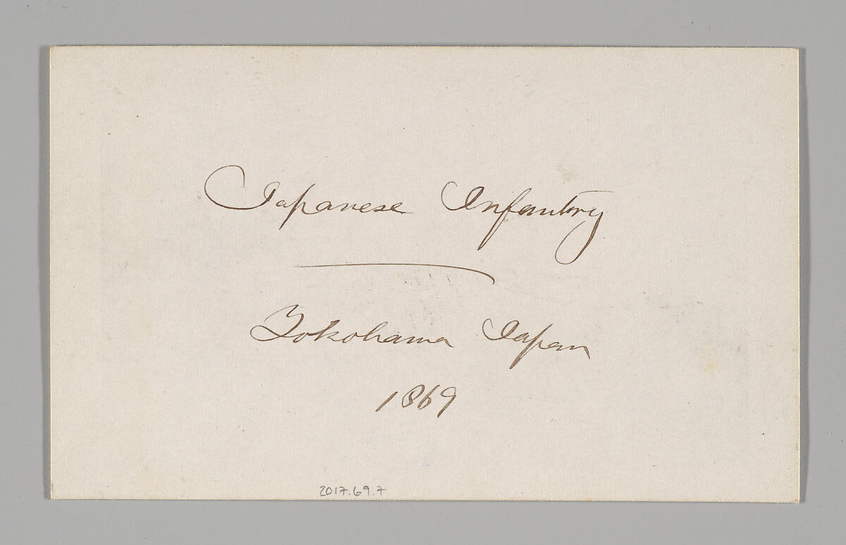 [Japanese Infantry, Yokohama, Japan], Unknown, Albumen silver print