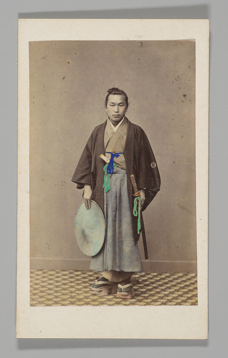 Attributed to Felice Beato  [Japanese Naval Officer] [Studio