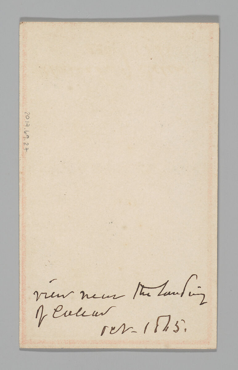 [Two Story Building with One Story Flat Roofed Building in Front, Lima], Villroy L. Richardson (American, Ohio 1827–1903 Iquique, Chile), Albumen silver print