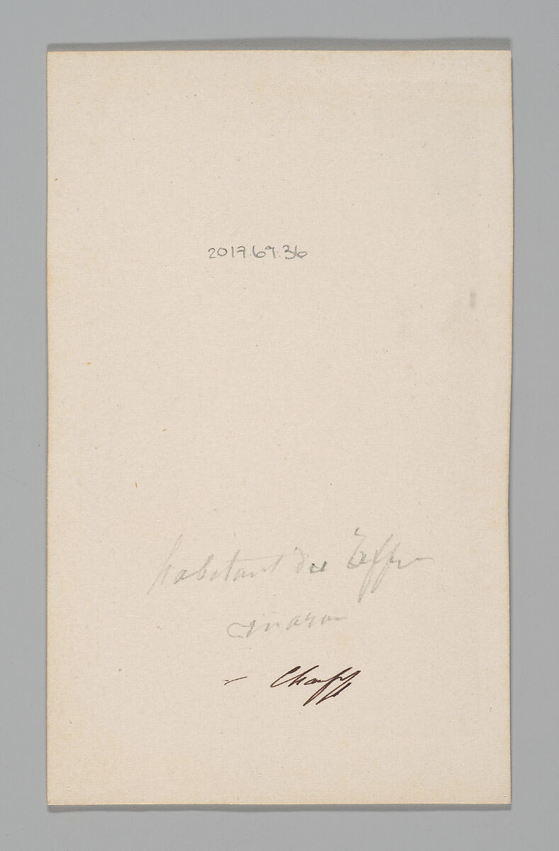 [Man, Morocco], Probably by A. Chauffy (active 1850s–80s), Albumen silver print