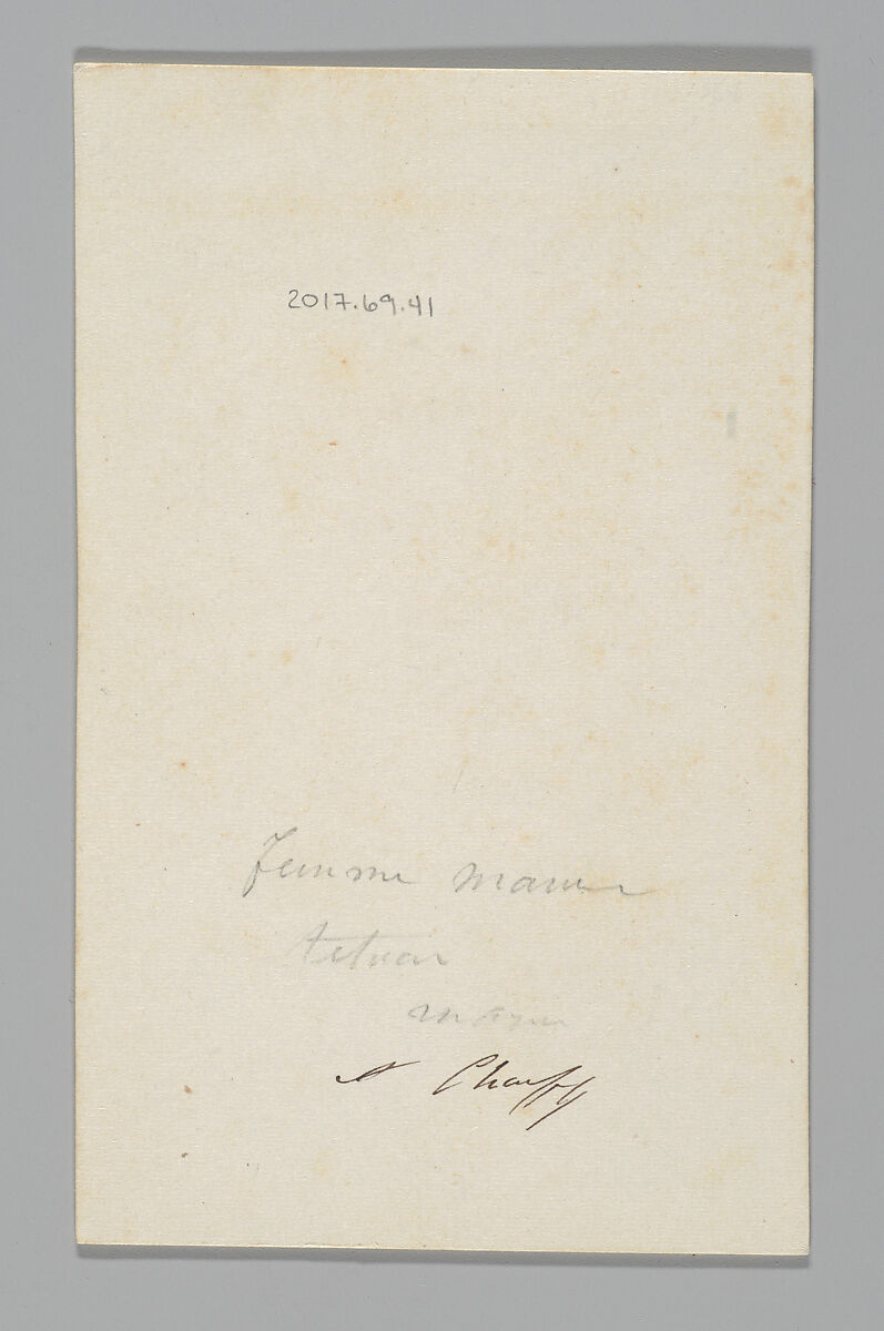 [Woman, Tétouan, Morocco], Probably by A. Chauffy (active 1850s–80s), Albumen silver print