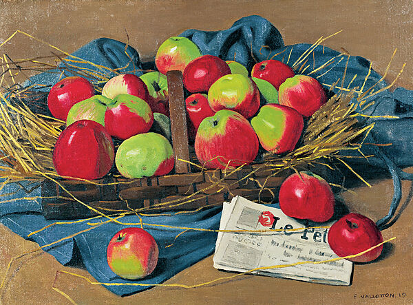 Apples (Pommes), Félix Vallotton (Swiss, Lausanne 1865–1925 Paris), Oil on canvas 