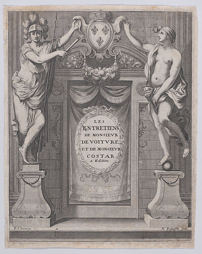 Frontispiece to Les Entretiens de Monsieur de Voiture et de Monsieur Costar