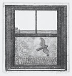 Sparrow-hawk Flying by the Window (Sperwer vliegt langs het raam)
