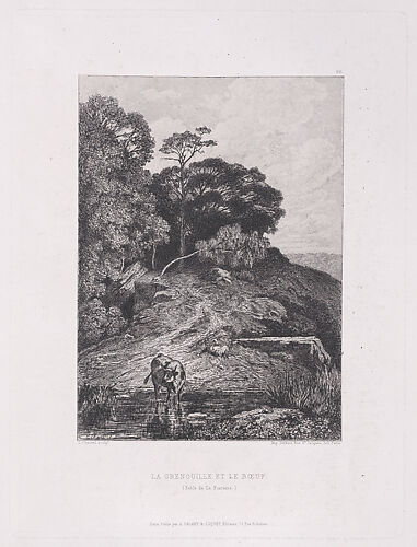 La Grenouille et la Boeuf, plate 96 from 