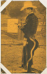 A Two-Gun Sharpshooter from Western Stars or Scenes Exhibit Cards series (W412), Exhibit Supply Company  American, Commercial color photolithograph