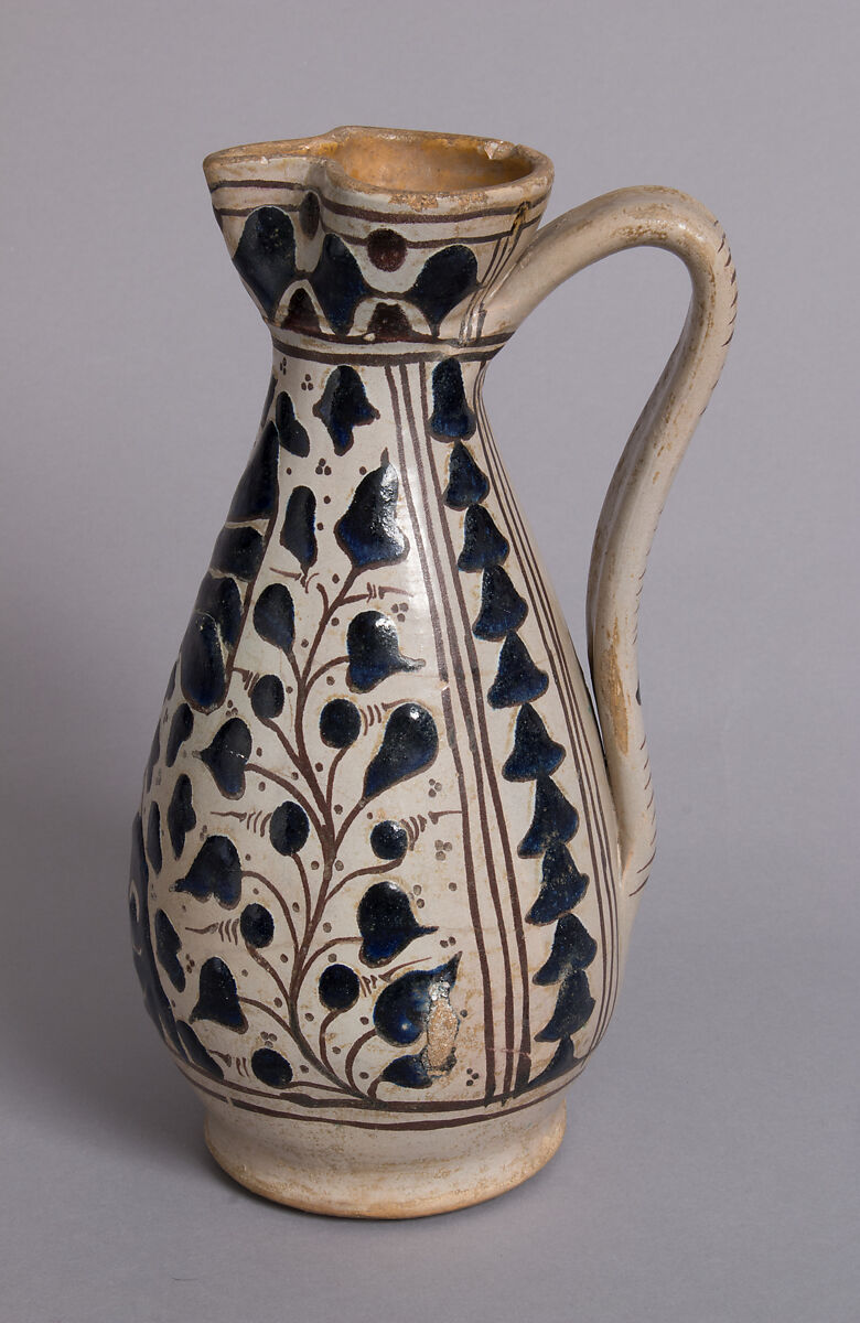 Jug with Finely-Dressed Woman - Central Italian - The