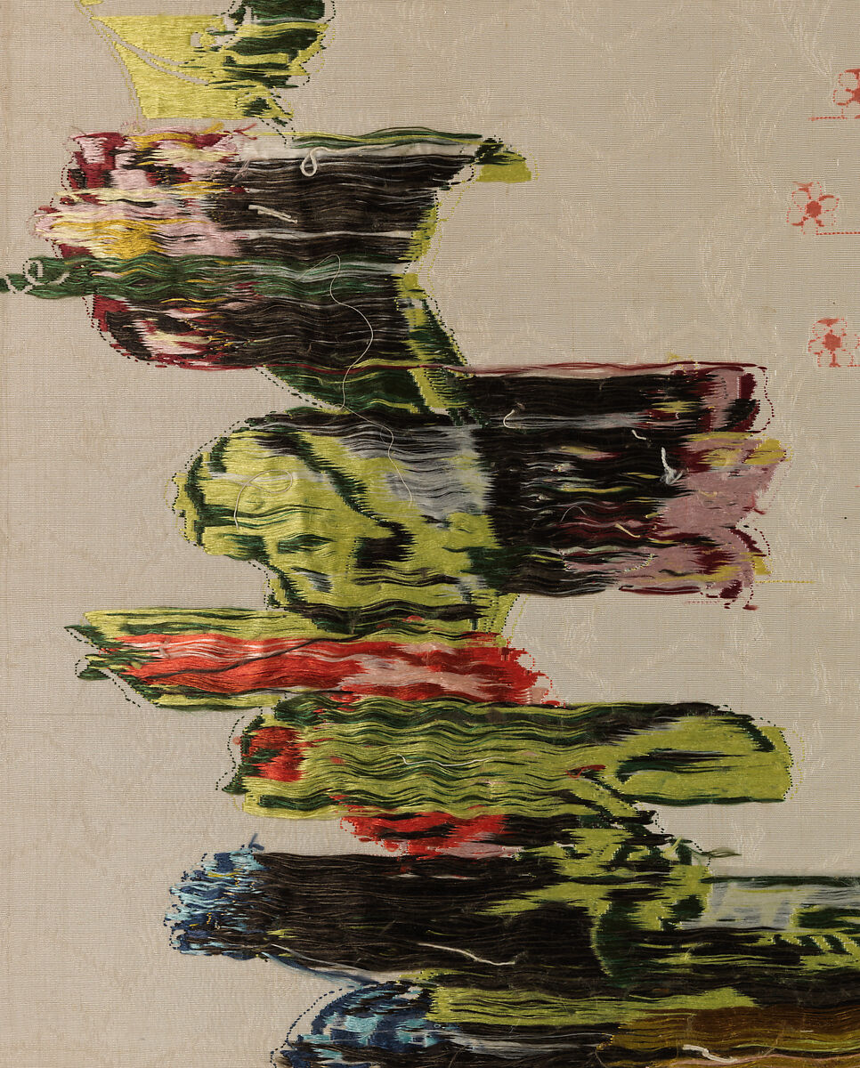 Length of dress silk, Silk, British