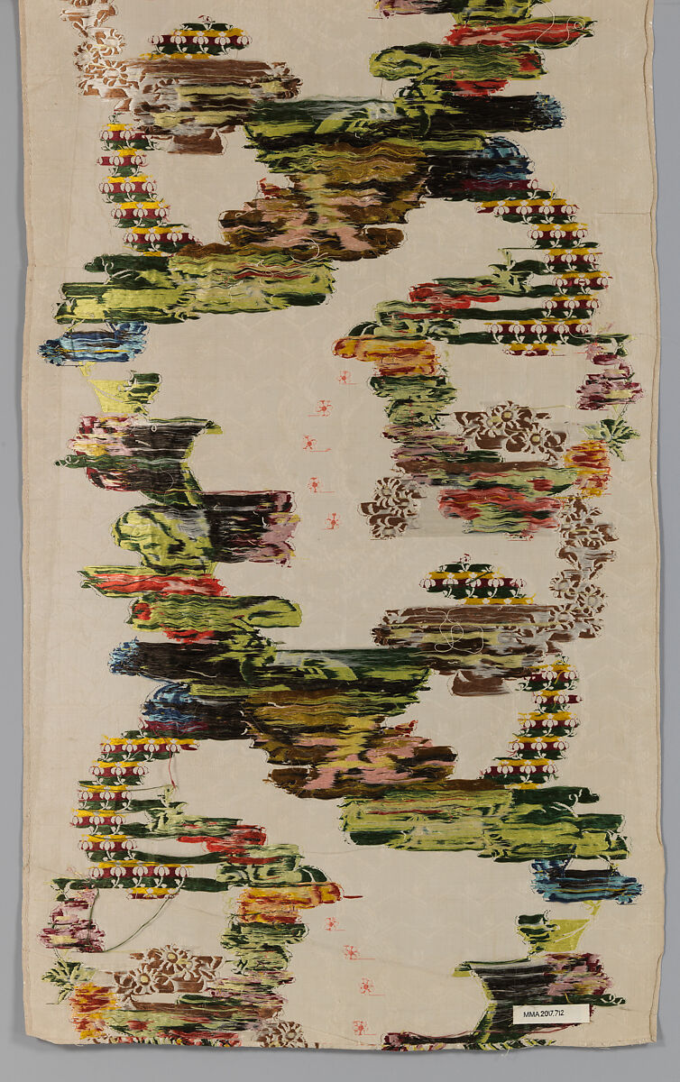 Length of dress silk, Silk, British