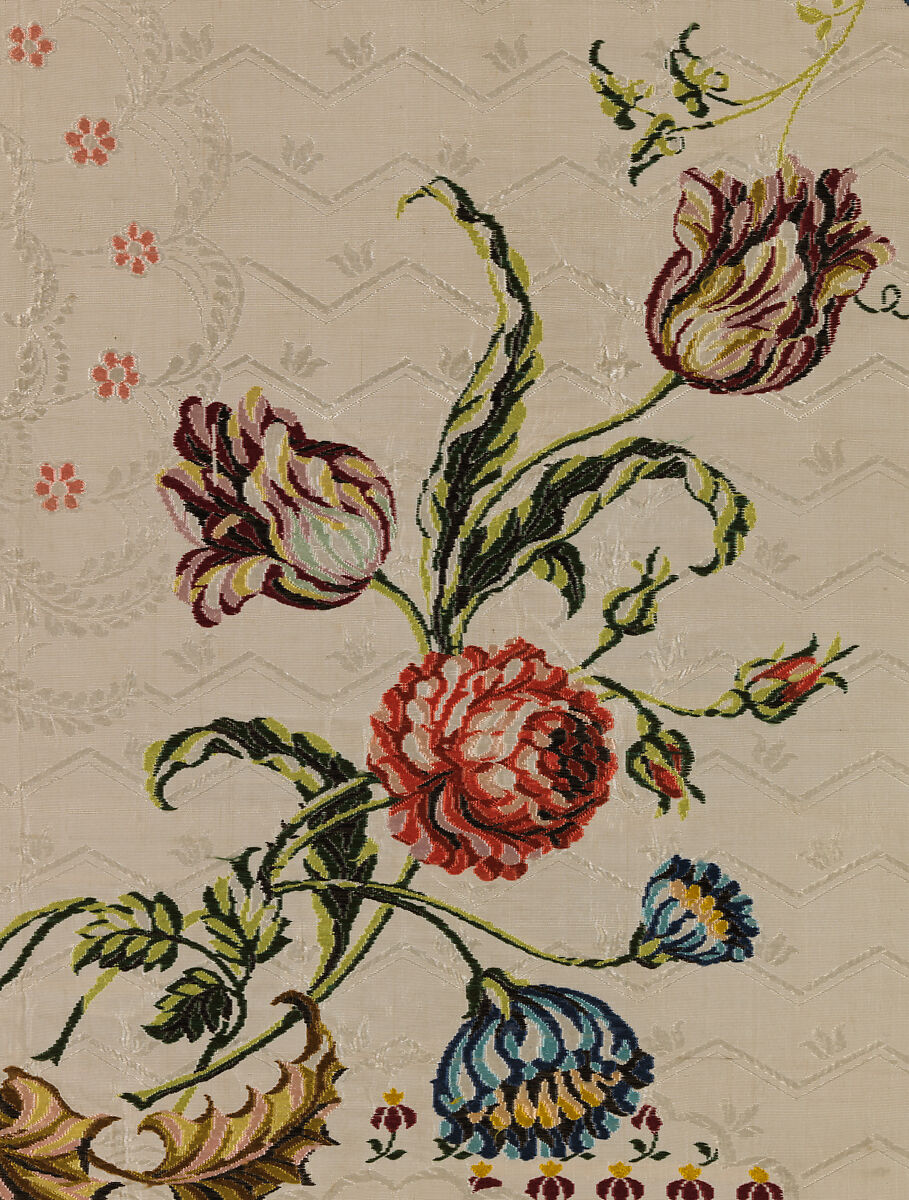 Length of dress silk, Silk, British