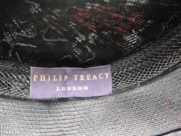 Hat, Philip Treacy (Irish, born 1966), straw, feathers, British