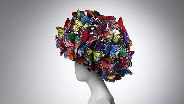 Hat, Philip Treacy (Irish, born 1966), straw, feathers, British