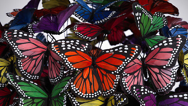 Hat, Philip Treacy (Irish, born 1966), straw, feathers, British