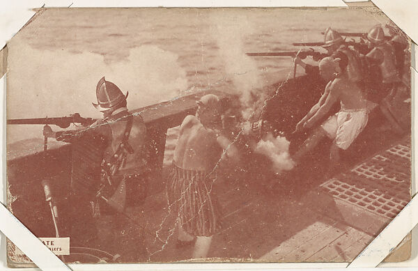 Pirate Sharpshooters from Exhibit Cards Pirates and Historical Scenes series (W404), Commercial color photolithograph 