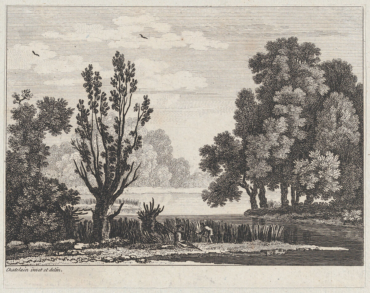 Landscape, Jean-Baptiste-Claude Chatelain (British, London (?) ca. 1710–1758 London), Etching 