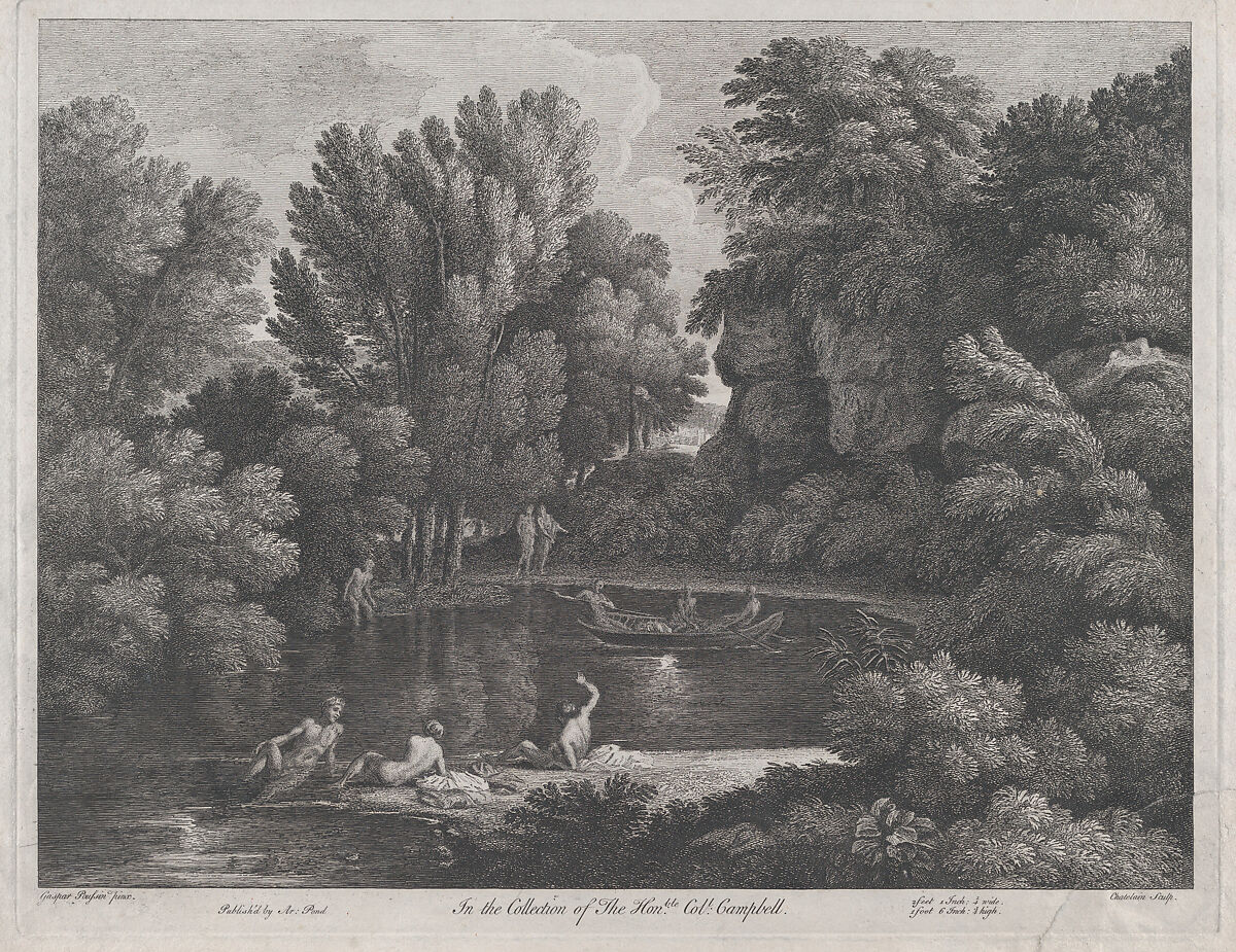 Landscape, Jean-Baptiste-Claude Chatelain (British, London (?) ca. 1710–1758 London), Etching 
