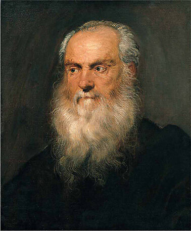 Portrait of an Elderly Bearded Man, Jacopo Tintoretto (Jacopo Robusti) (Italian, Venice 1518/19–1594 Venice), Oil on canvas 