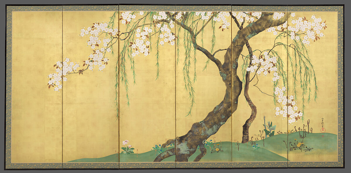 japanese tree painting