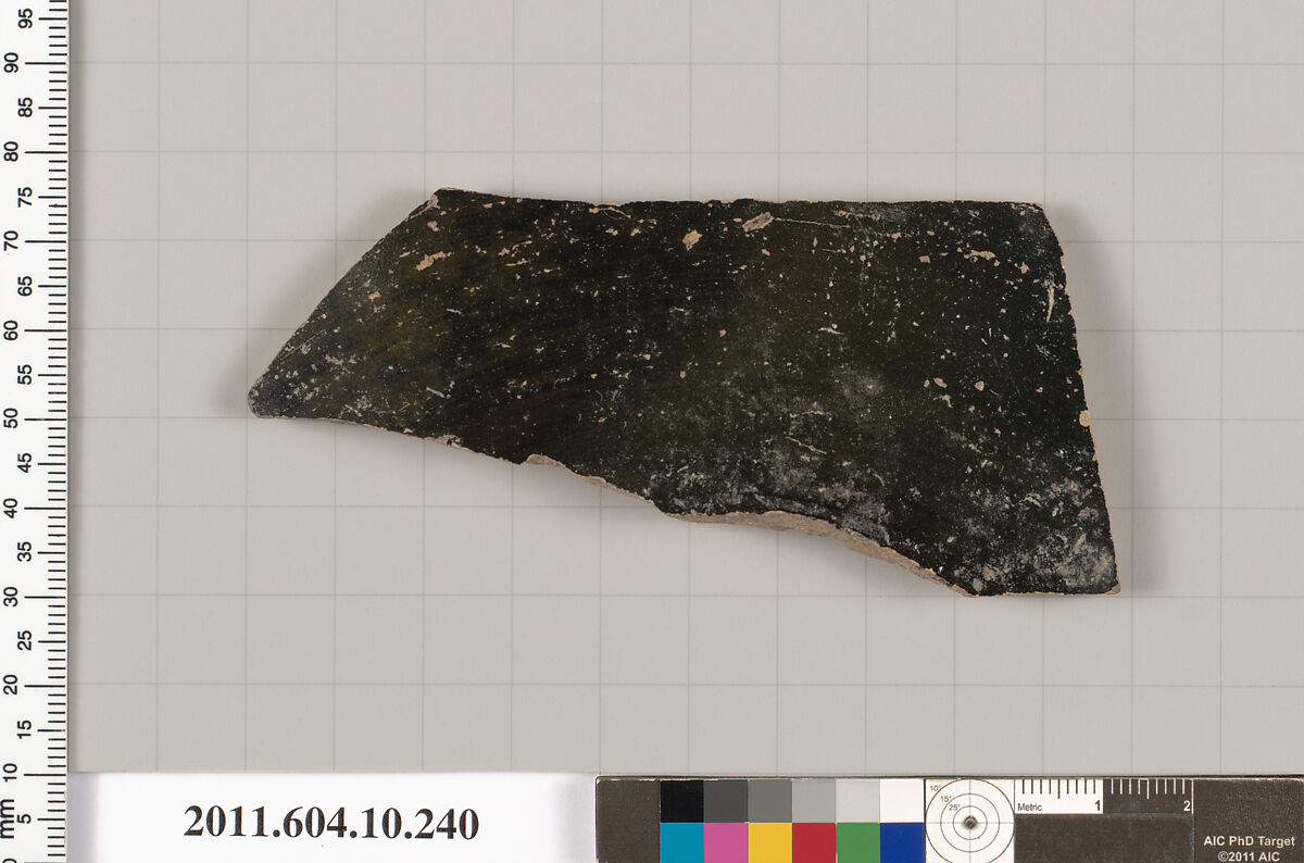 Terracotta fragment of a plate?, Terracotta, Etruscan