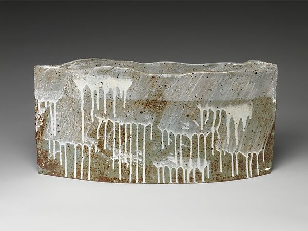 Chaos, Yoon Kwang-Cho (Korean, born 1946), Stoneware with white slip and ash glaze, Korea
