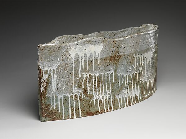 Chaos, Yoon Kwang-Cho (Korean, born 1946), Stoneware with white slip and ash glaze, Korea