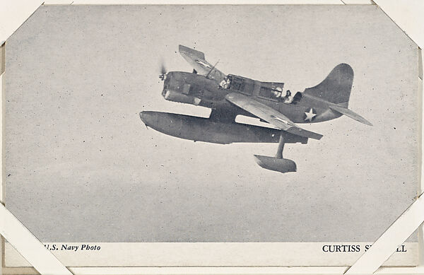 Curtiss Seagull from Military--Official Photos cards (W615), Commercial photolithograph 