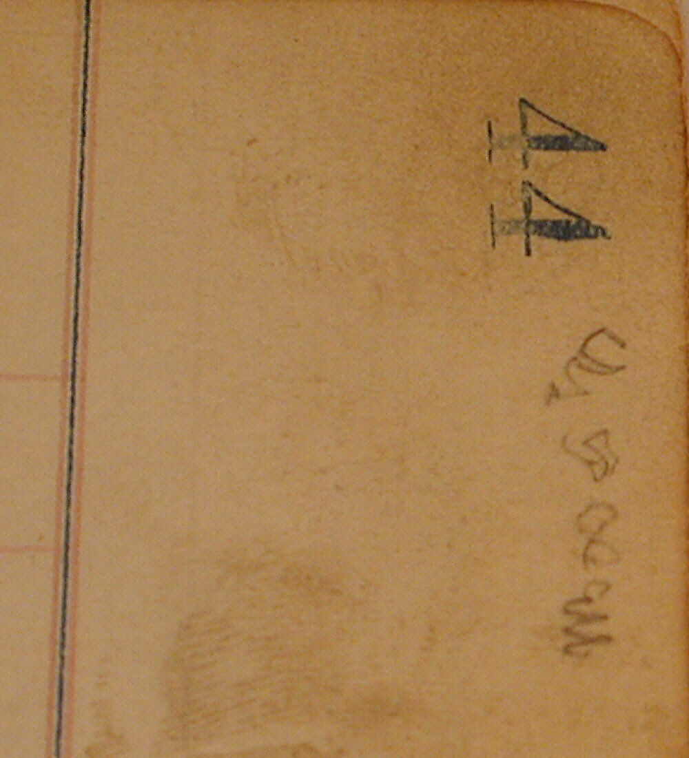 Maffet Ledger: Riderless horse, Graphite, watercolor, and crayon on paper, Southern and Northern Cheyenne