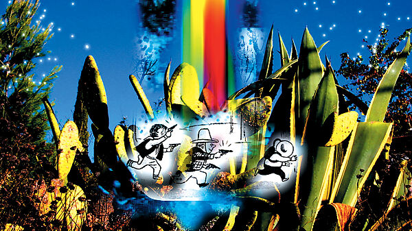 Century 21, Jeremy Blake (American, Fort Sill, Oklahoma 1971–2007 New York), Single-channel digital animation, color, sound, 12 min.