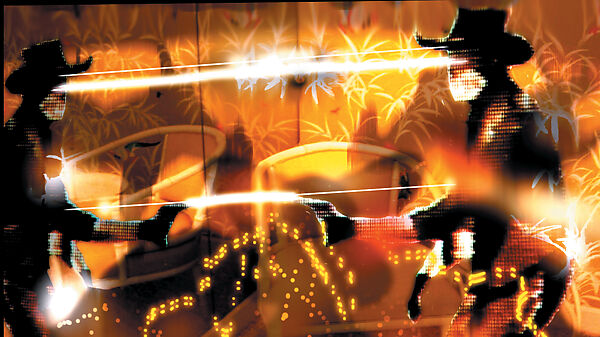 Century 21, Jeremy Blake (American, Fort Sill, Oklahoma 1971–2007 New York), Single-channel digital animation, color, sound, 12 min.