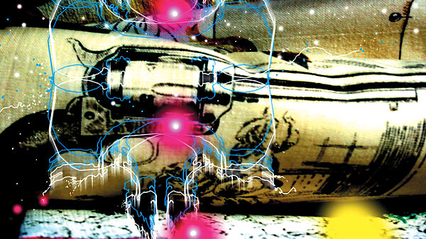 Century 21, Jeremy Blake (American, Fort Sill, Oklahoma 1971–2007 New York), Single-channel digital animation, color, sound, 12 min.