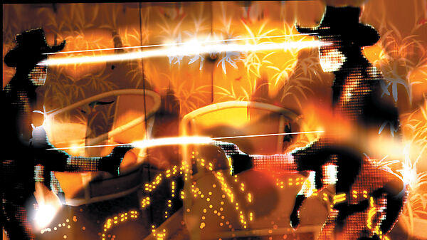 Century 21, Jeremy Blake (American, Fort Sill, Oklahoma 1971–2007 New York), Single-channel digital animation, color, sound, 12 min.