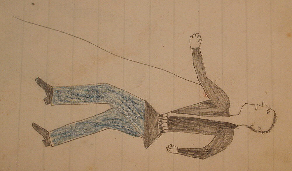 Maffet Ledger: Drawing, Graphite, watercolor, and crayon on paper, Southern and Northern Cheyenne