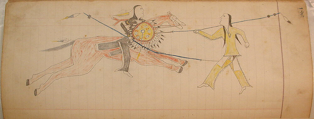 Maffet Ledger: Drawing, Graphite, watercolor, and crayon on paper, Southern and Northern Cheyenne 