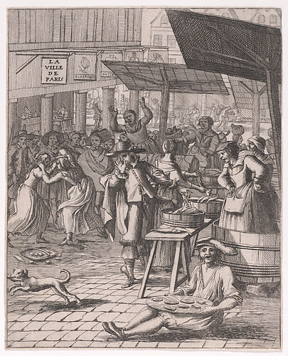 A Fish Market; from Divers sujets Remarquables tirez de L'Histoire Greque