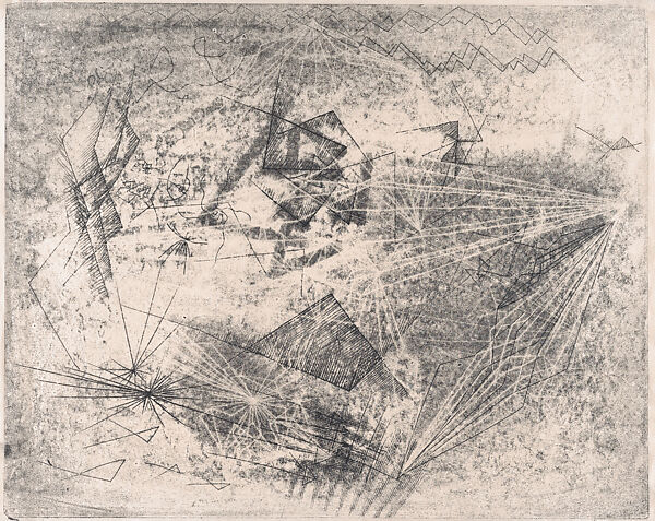 Untitled (#912), Harry Bertoia (American (born Italy), San Lorenzo, Friuli 1915–1978 Barto, Pennsylvania), Monotype on rice paper 