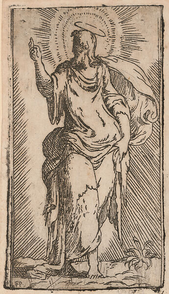 Christ, Master F. P. (Italian, active 16th century), Etching 