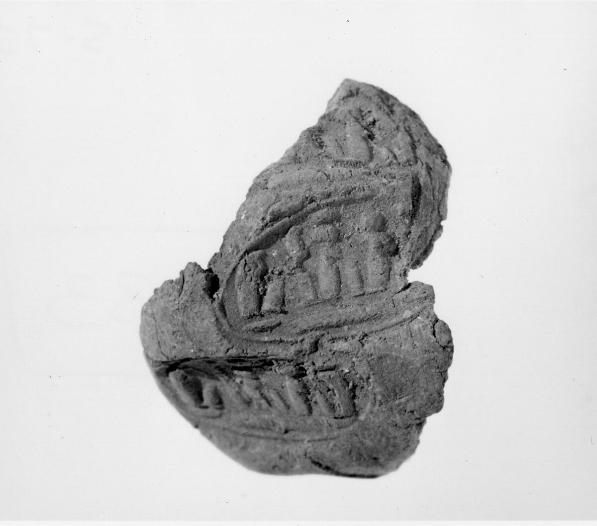 Document Sealing With the Throne Name of Amenhotep III, Mud
