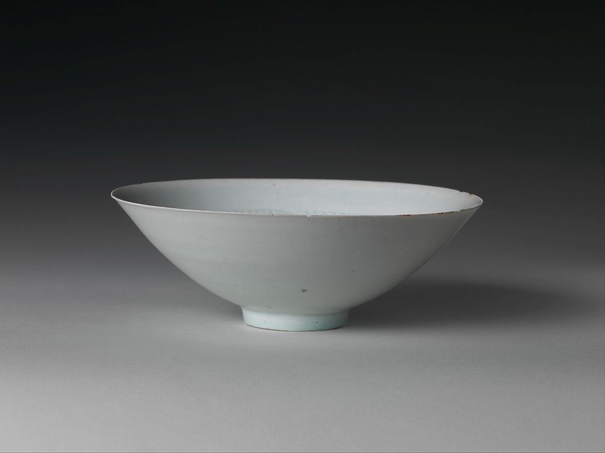Bowl with two boys and foliage, Porcelain with incised and combed decoration under light-bluish glaze (Jingdezhen Qingbai ware), China
