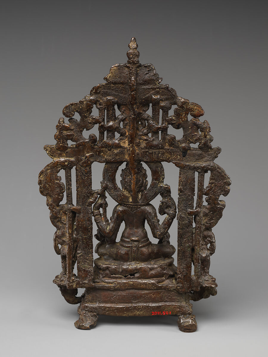 Jain Goddess Padmavati, Copper alloy, India (Gujarat)