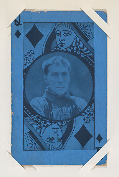 Wm S Hart from Western Stars Exhibit Playing Cards (W403), Exhibit Supply Company, Commercial color photolithograph 
