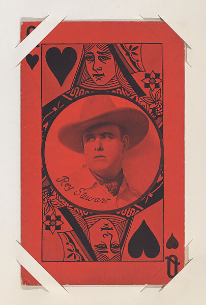 Roy Stewart from Western Stars Exhibit Playing Cards (W403), Exhibit Supply Company, Commercial color photolithograph 