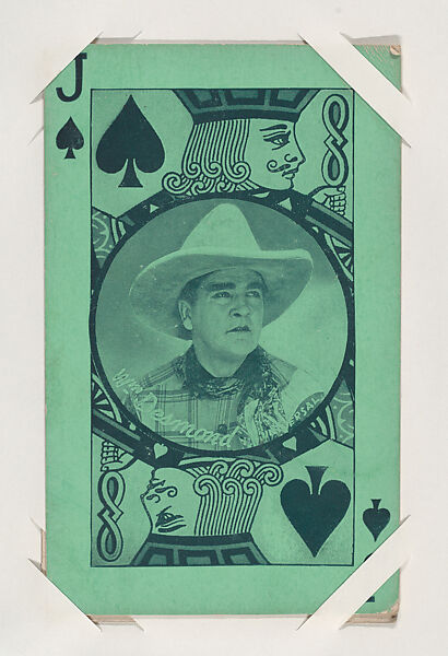 Wm Desmond from Western Stars Exhibit Playing Cards (W403), Exhibit Supply Company, Commercial color photolithograph 