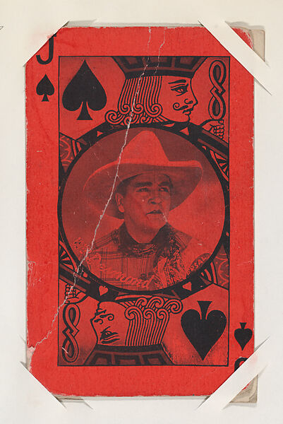 Wm Desmond from Western Stars Exhibit Playing Cards (W403), Exhibit Supply Company, Commercial color photolithograph 