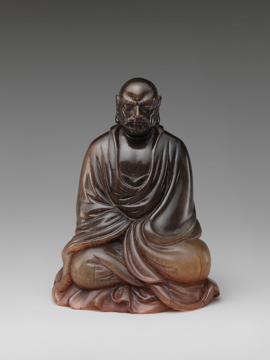 Buddhist monk Bodhidharma (Chinese: Damo), Rhinoceros horn, China 