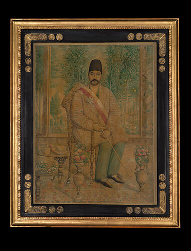 Portrait of Mirza 'Ali Asghar Khan (Amin al-Mulk, Amin al-Sultan, Atabeg-i Azam)
