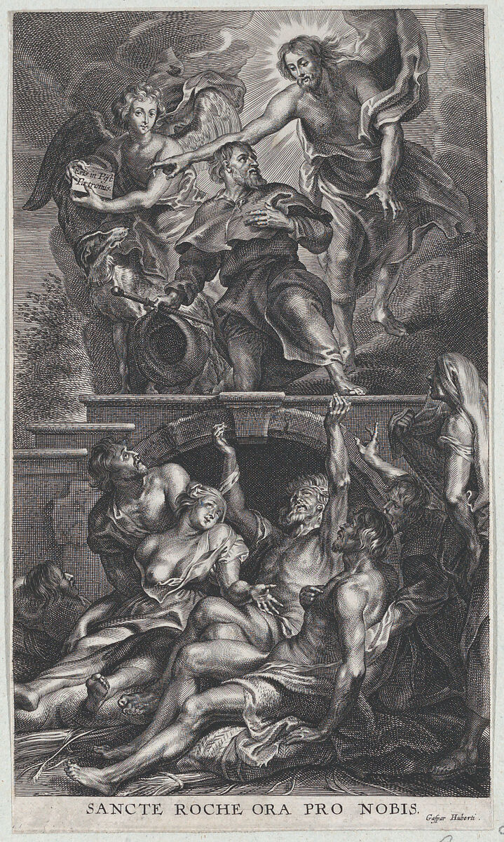 Saint Roch, Anonymous, Engraving 