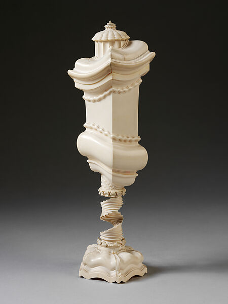 Cup and Cover, Ferdinando de&#39; Medici Grand Prince of Tuscany (Italian, 1663–1713), Turned ivory, Italian, Tuscany 